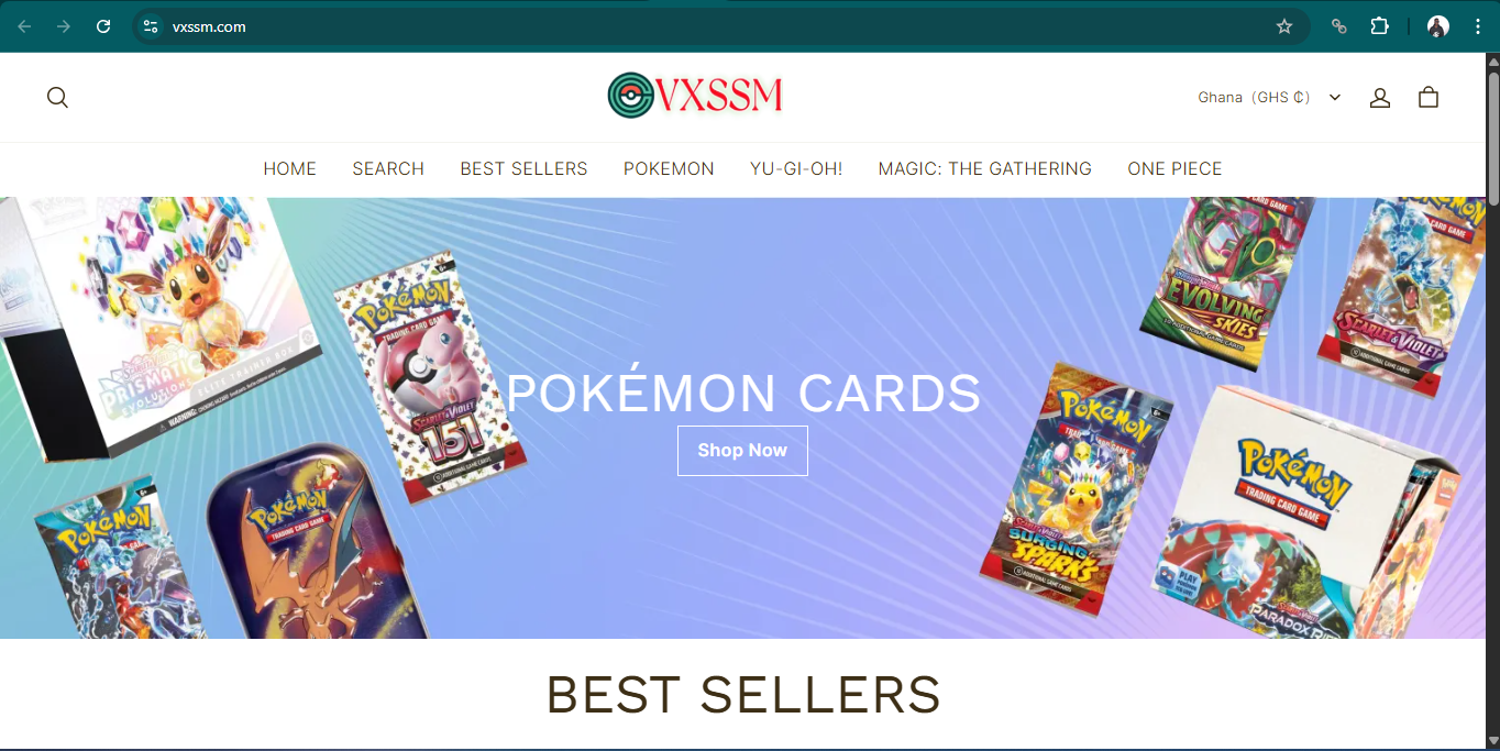 Vxssm.com Review: Pok&eacute;mon Card Collectors Alerted to Sophisticated Scam Site