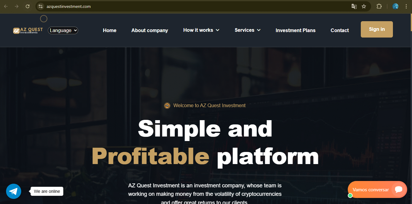 Azquestinvestment.com