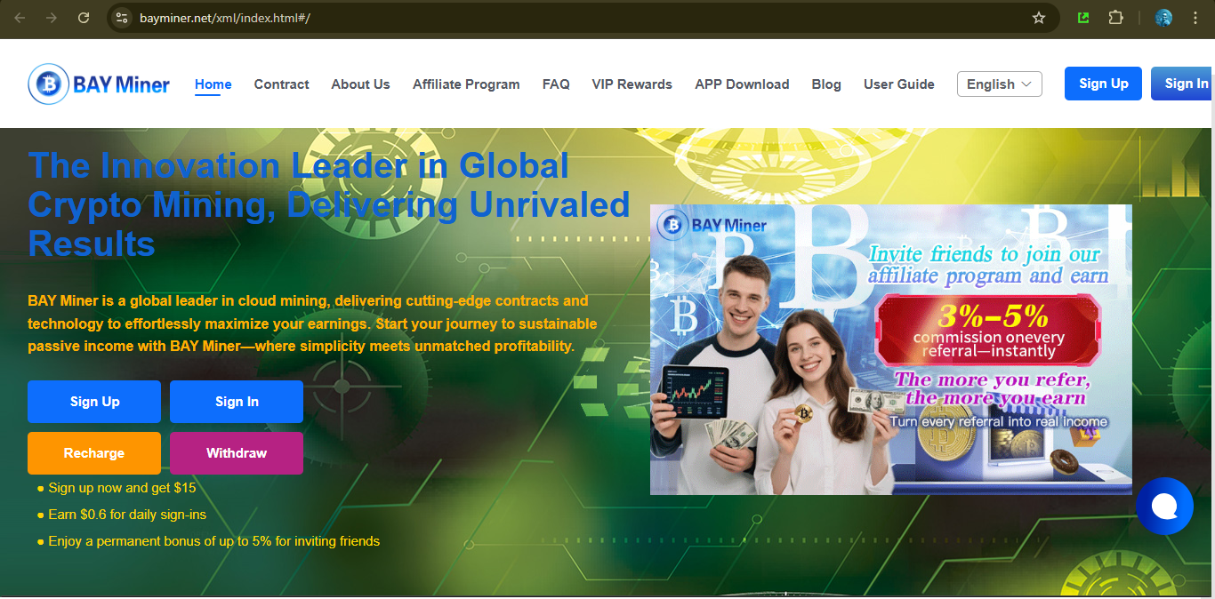 Bayminer.net Review: Legit Bitcoin Mining Platform or Crypto Scam?