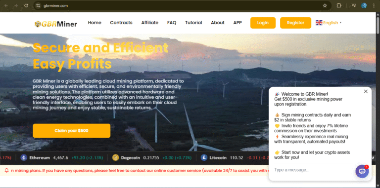 Bbrminer.com Review: Legit Bitcoin Mining Platform or Crypto Scam?