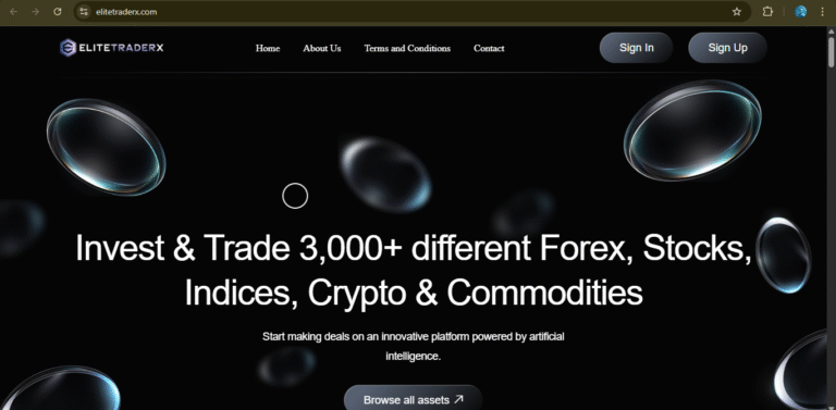 Elitetraderx.com Review: Trading, Investing, and Scam Risks
