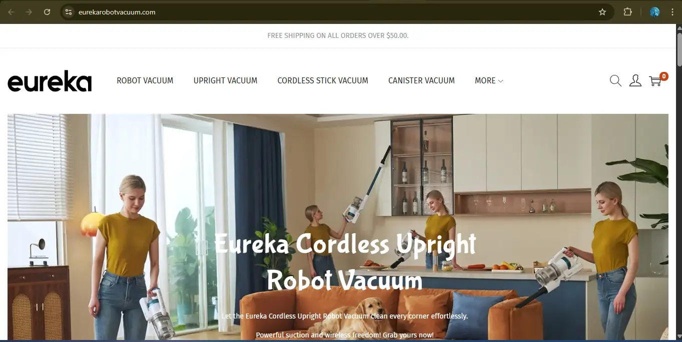 Eurekarobotvacuum.com Review: Is It a Legit Online Store or a Scam?
