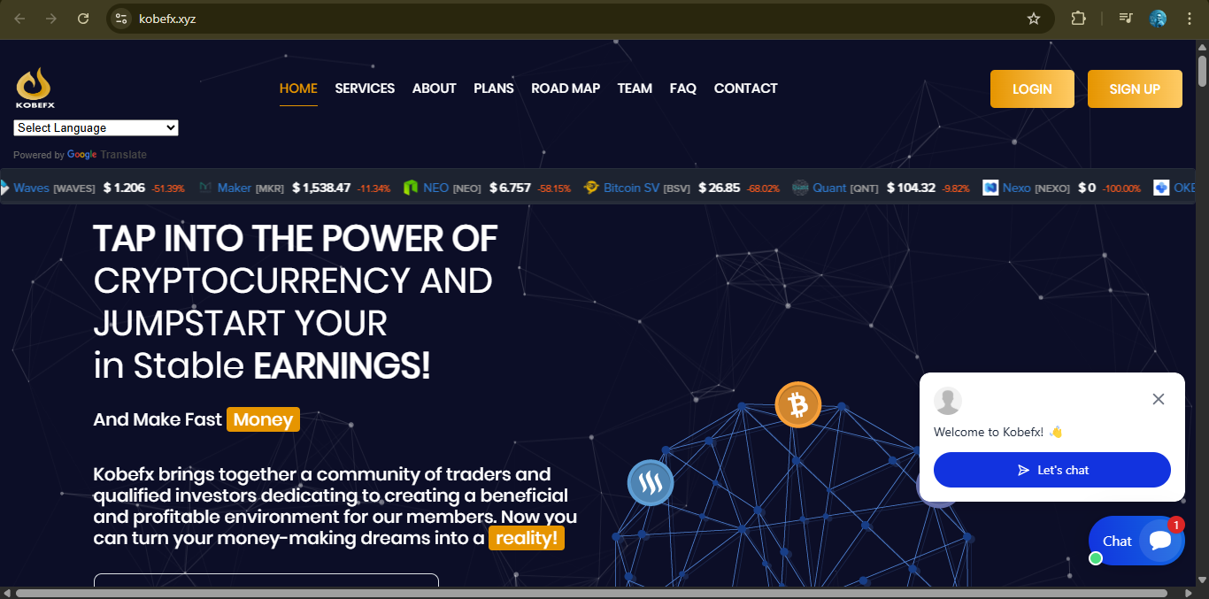Kobefx.xyz Review: Is This Crypto Investment Platform Legit or a Scam?