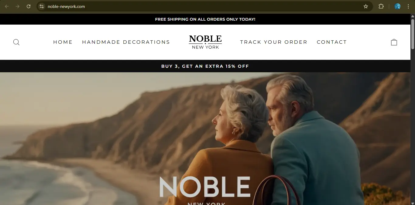 Noble-newyork.com Review: Is It a Legit Online Store or a Scam?