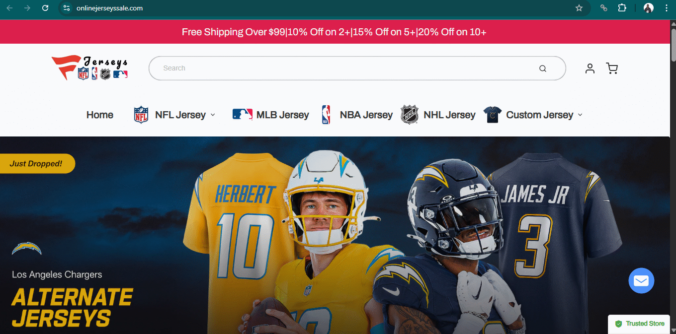 Onlinejerseyssale.com