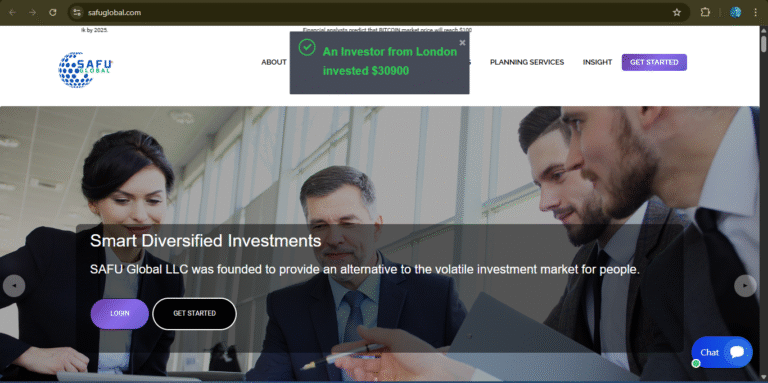 Safuglobal.com Review: Trading, Investing, and Scam Risks