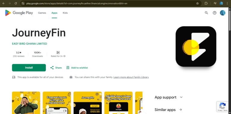 JourneyFin Review: Is JourneyFin Loan App a Scam or Legit in Ghana?
