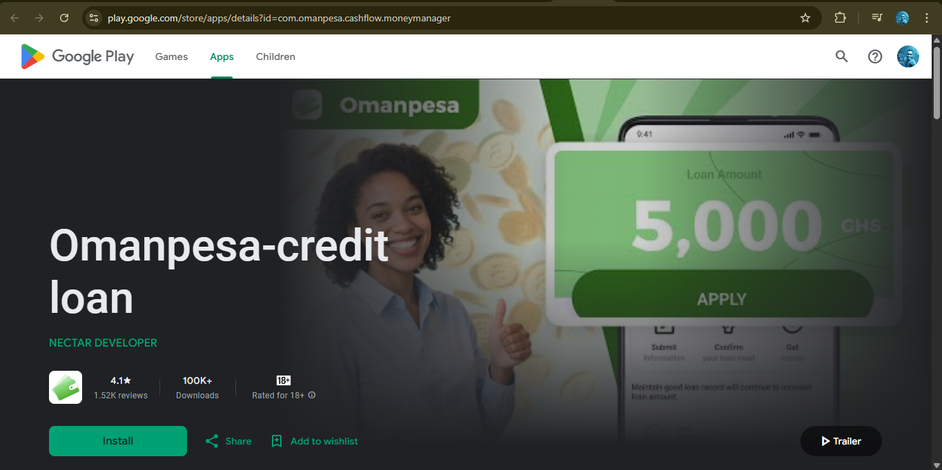 Omanpesa Review: Is Omanpesa Loan App a Scam or Legit in Ghana?