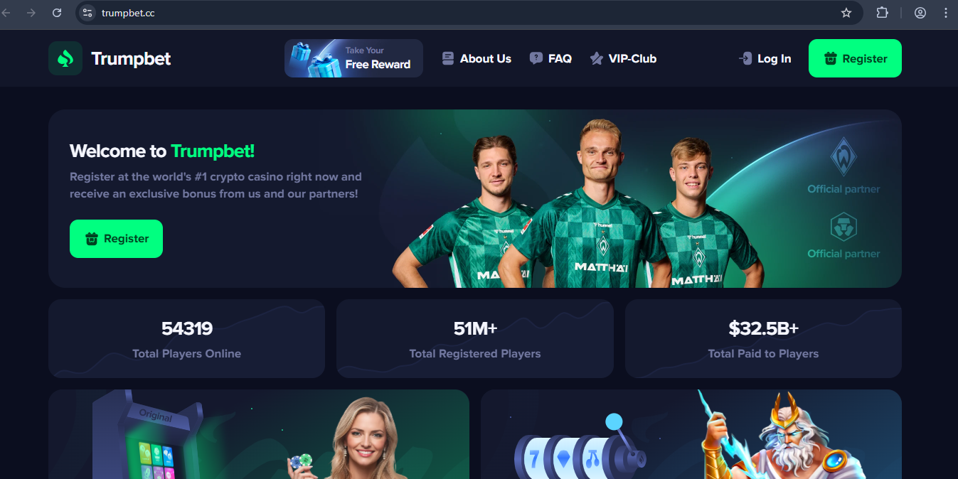Trumpbet.cc Review – Legit Casino or Risky Scam?