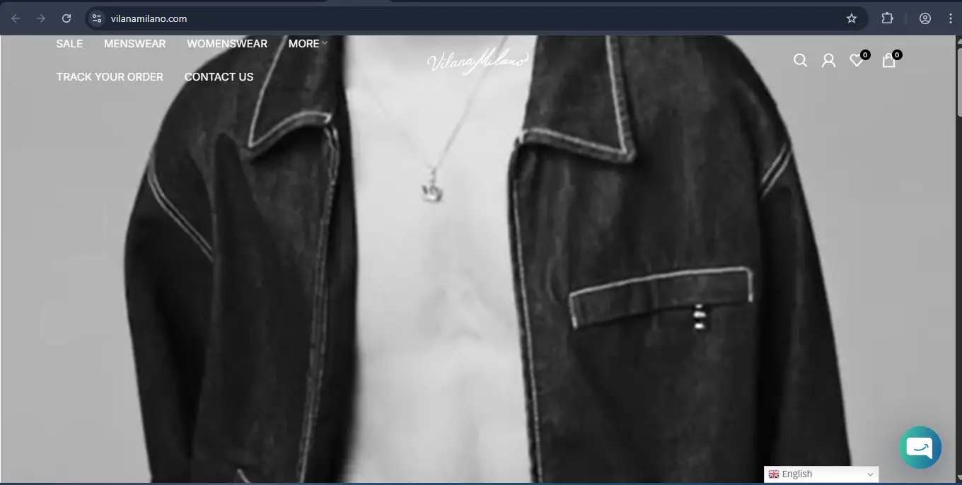 Vilanamilano.com – Real Shop or Fraudulent Website? 21 Site Screenshot