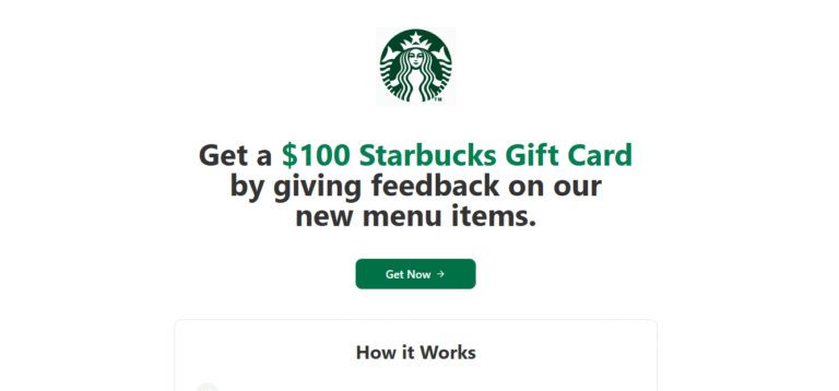 The $100 Starbucks Gift Card Scam