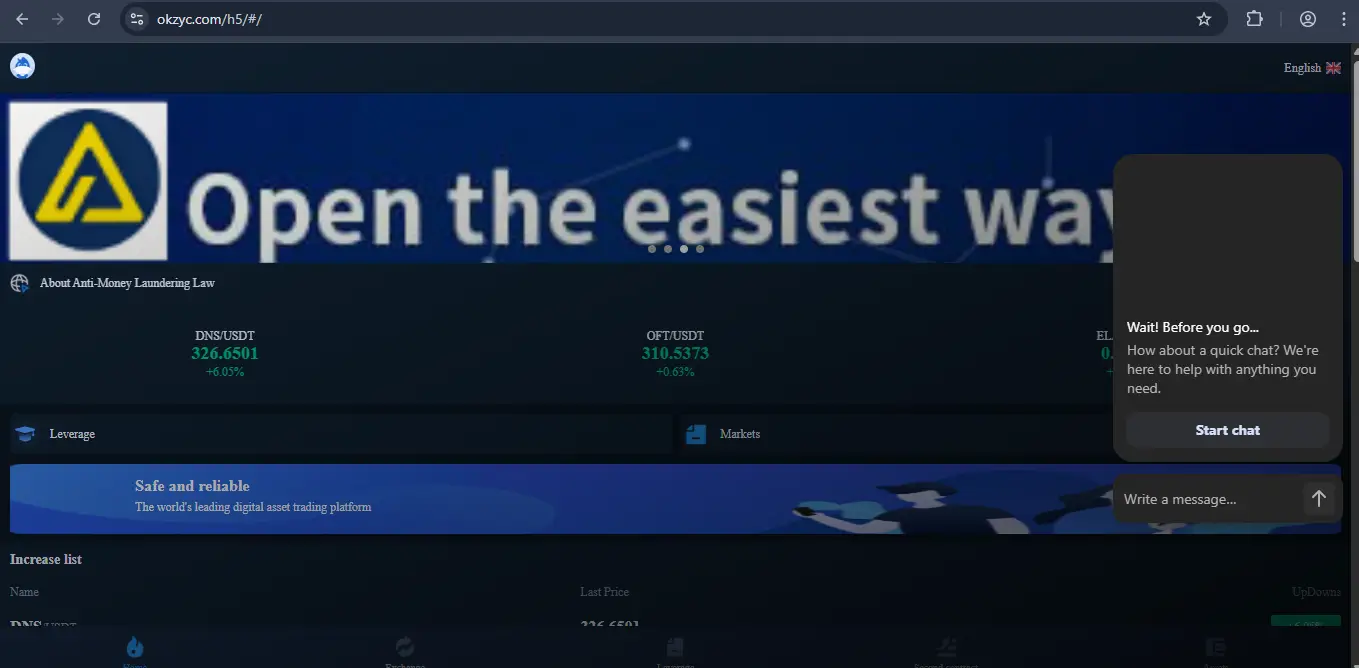 Is Okzyc.com Legit? Full Scam Analysis 21 Site Screenshot
