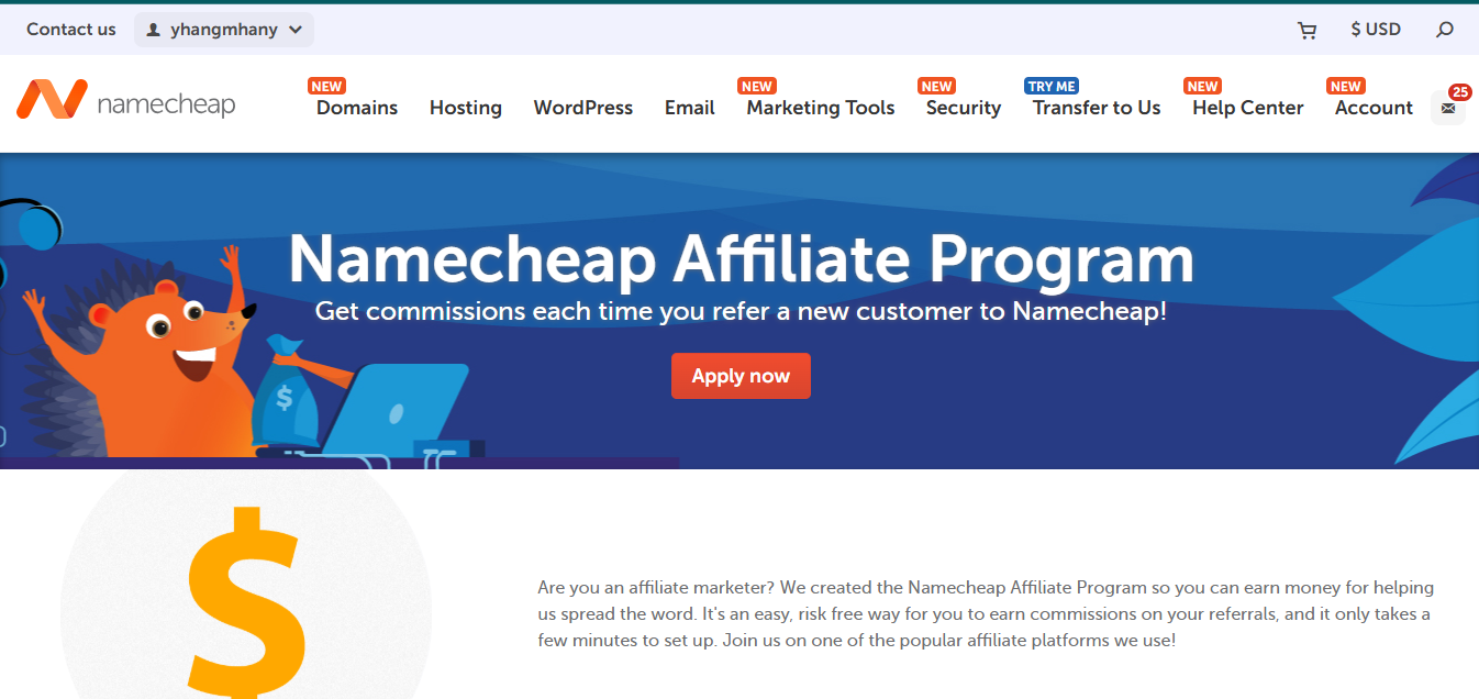 How To Join The Namecheap Affiliate Program