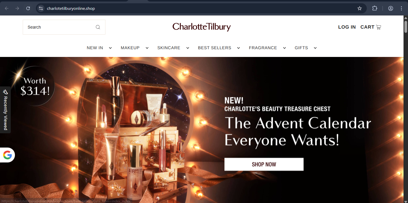 Is Charlotetilburyonline.shop a Scam? (Detailed Review)