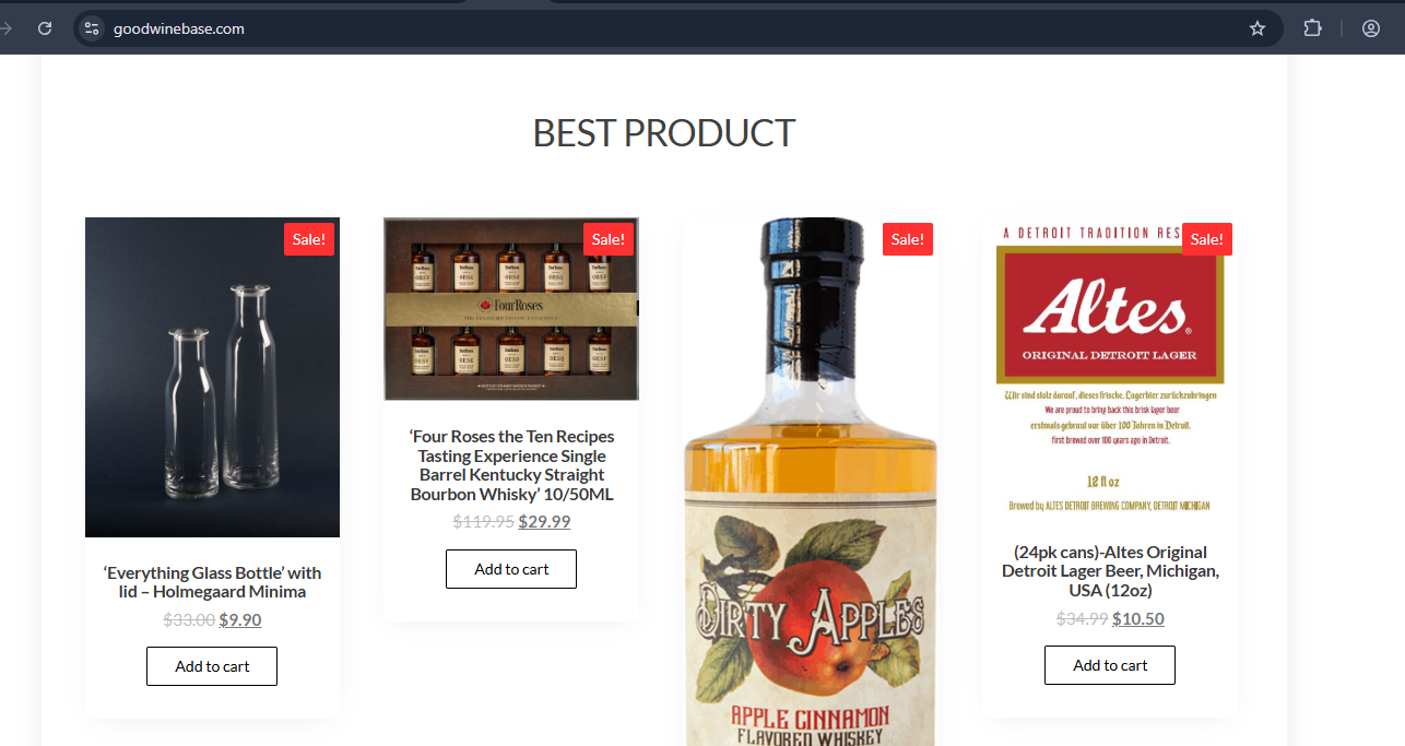 Goodwinebase.com Review – Real Shop or Fraudulent Site?