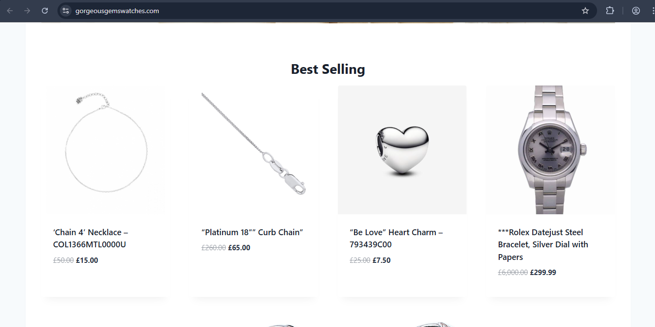 Gorgeousgemswatches.com Review – Read This Before You Shop