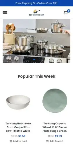 Is Bestcookwaremart.com Legit? Full Scam Analysis 21 Site Screenshot