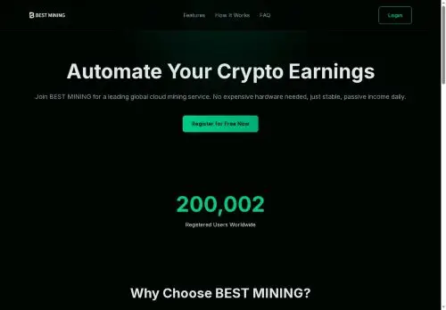 Is Bestminer.pro a Scam? Detailed Investigation 21 Site Screenshot