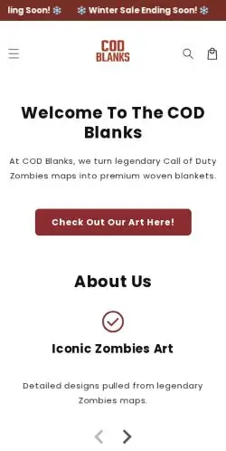 Codblanks.com Review – Scam or Legit Online Store? 21 Site Screenshot