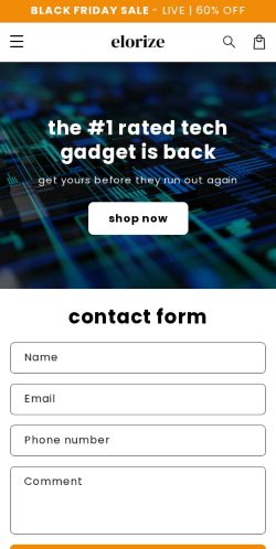 Elorize.com Review – Red Flags of a Shopping Scam
