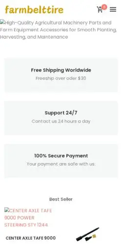 Is Farmbelttire.com a Legit Store or a Money-Losing Scam? 21 Site Screenshot