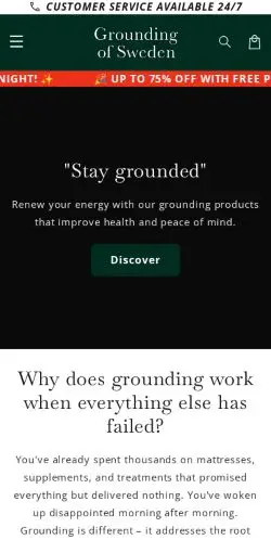 Groundingofsweden.com Review – Real Products or Scam Store? 21 Site Screenshot