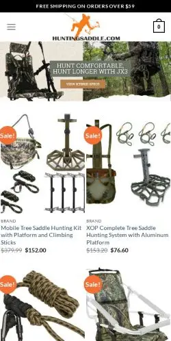 Huntingsaddle.com Review – Is It a Legit Store or Scam Trap? 21 Site Screenshot