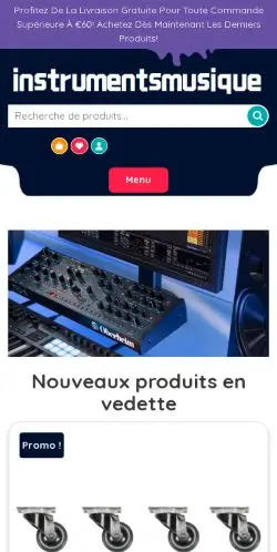 Instrumentsmusique.com Review – Scam Store Exposed for Shoppers 21 Site Screenshot