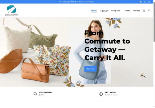 Luggagecarry.com Review – Real Shop or Fraudulent Website?