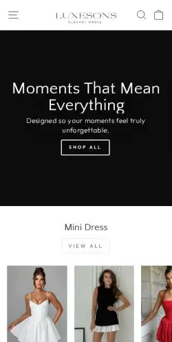 Luxesons.com Review – Scam or Legit Online Store? 21 Site Screenshot