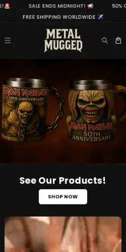 Metalmugged.com Review – Red Flags of a Shopping Scam 21 Site Screenshot