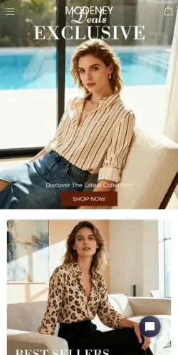 Modeney.com Scam Warning – Don’t Get Tricked by Deals 21 Site Screenshot