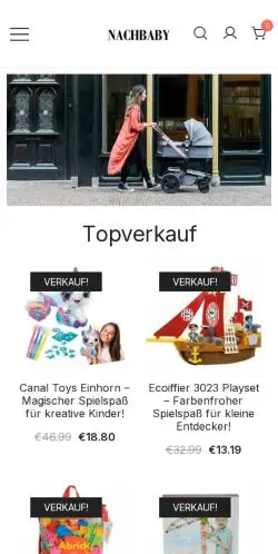 Nachhaltigebabywaren.com Scam – How This Fake Store Operates 21 Site Screenshot