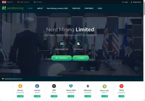Nerd-mining.ltd Review: Legit or Scam? 21 Site Screenshot