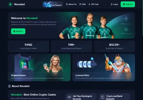 novabet.me Review – Legit Casino or Risky Scam? 21 Site Screenshot
