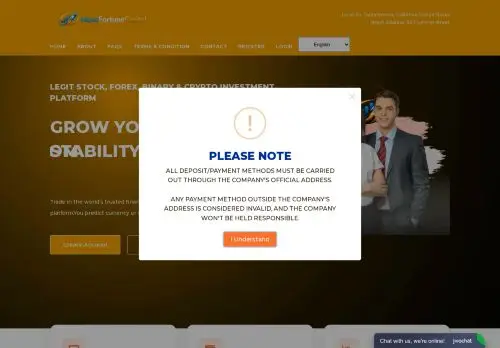 novafortunecapital.com Investment Review – Legit Opportunity or Risk? 21 Site Screenshot