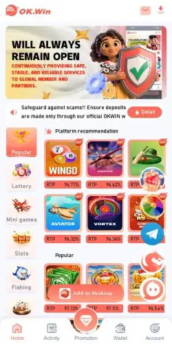 Okwin05.com Review – Safe Gambling Site or Fraud Platform? 21 Site Screenshot