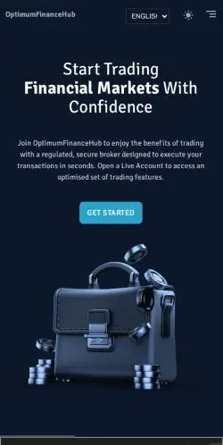 Optimumfinancehub.com Review – Trading Platform Scam Exposed 21 Site Screenshot