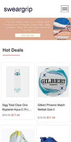 Sweargrip.com Investigation – Is It Safe to Buy? 21 Site Screenshot