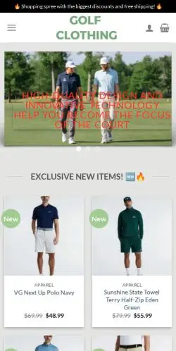 Is Thegolfproduit.com Trustworthy? (My Analysis) 21 Site Screenshot