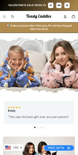 Toastycuddles.com Review – Real Products or Scam Store?