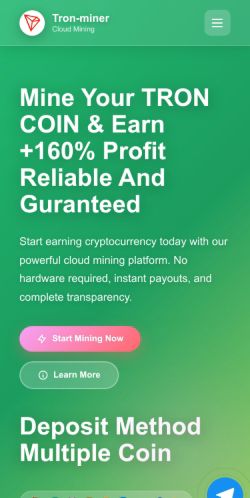 Tron-miner.top Review – Trusted Investment or Total Scam?