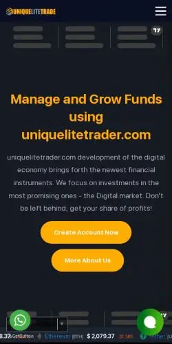 Uniquelitetrader.com Review – Trusted Investment or Total Scam? 21 Site Screenshot