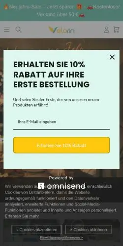 Velorin.de Review – Real Products or Scam Store? 21 Site Screenshot