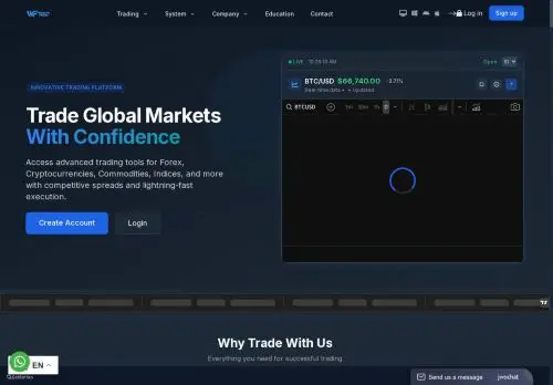 Wealthfedex.com Review – Forex & Crypto Scam Warning 21 Site Screenshot