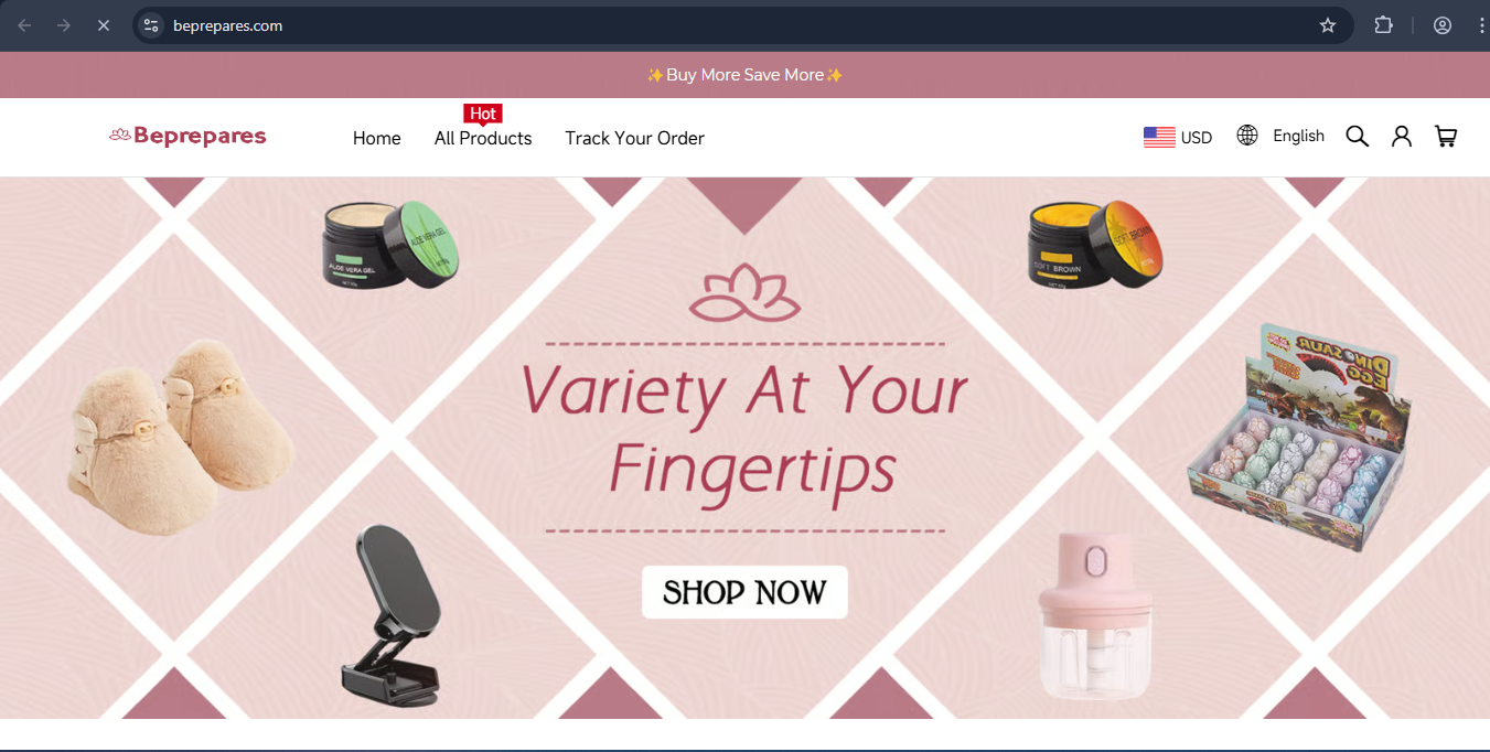 Beprepares.com Review – Scam or Real Online Store?